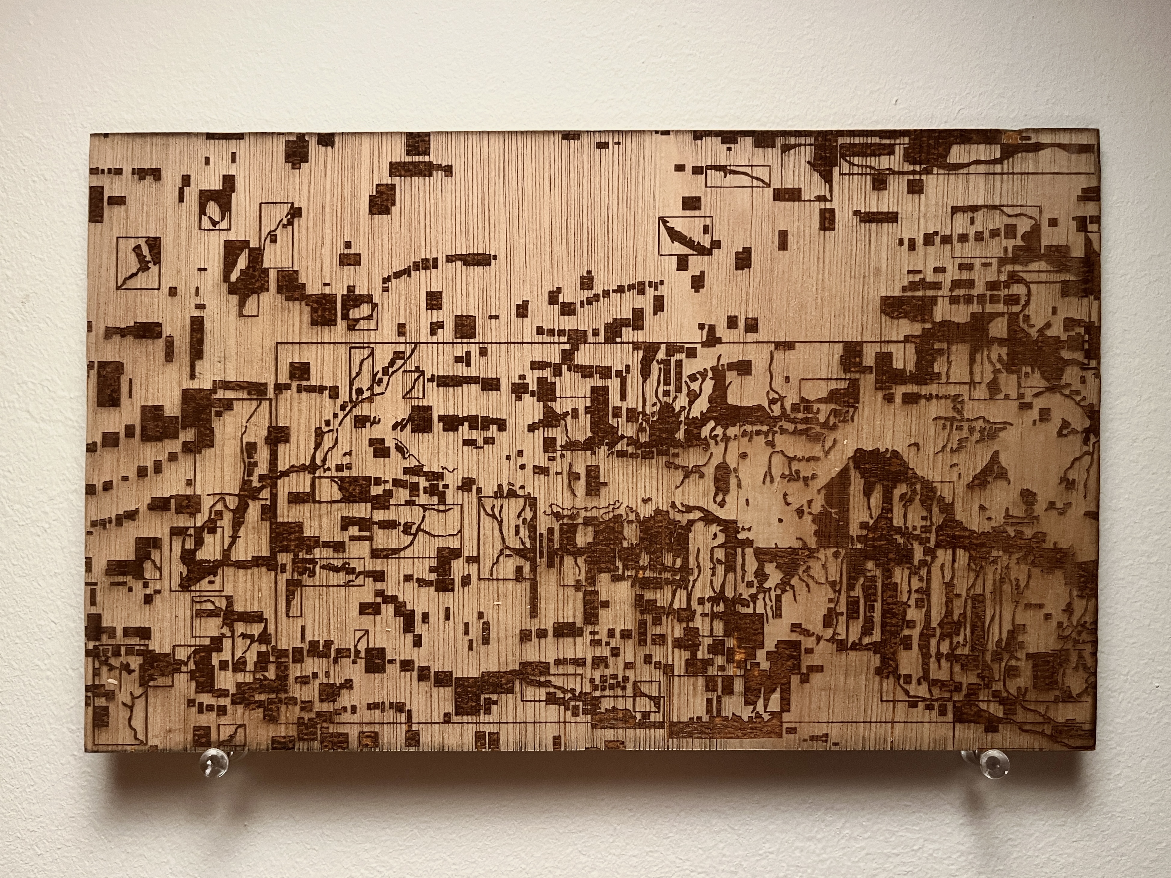 Laser cut wooden pieces - personal experiment