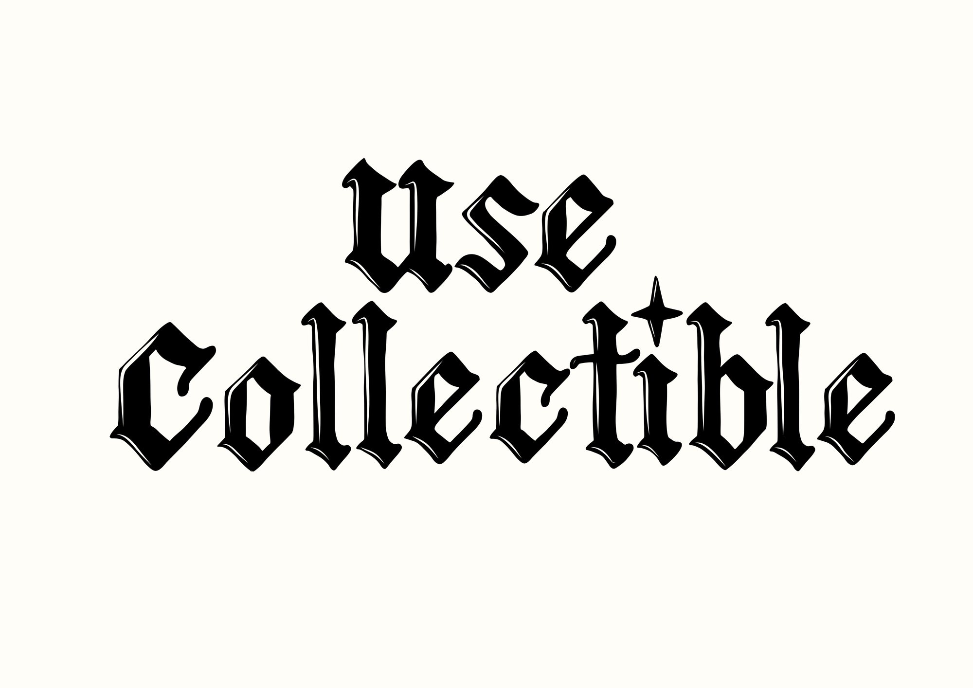 Use Collectible Vintage Clothing Logo Design